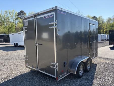 Used 2022 Haul-About 7X14 Enclosed Trailer, 7' 6" Interior Height, Cargo Bran Doors, 7K GVWR