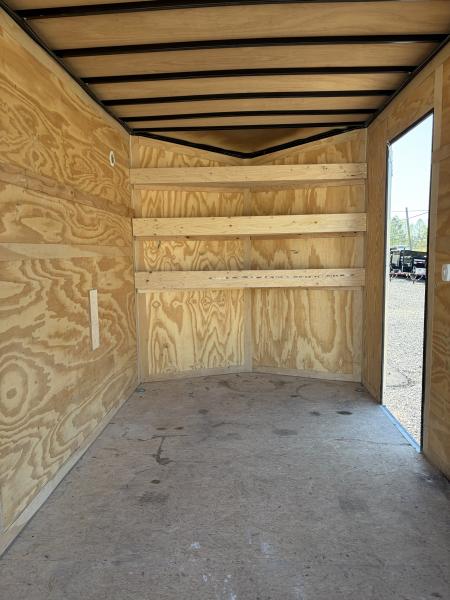Used 2022 Haul-About 7X14 Enclosed Trailer, 7' 6" Interior Height, Cargo Bran Doors, 7K GVWR
