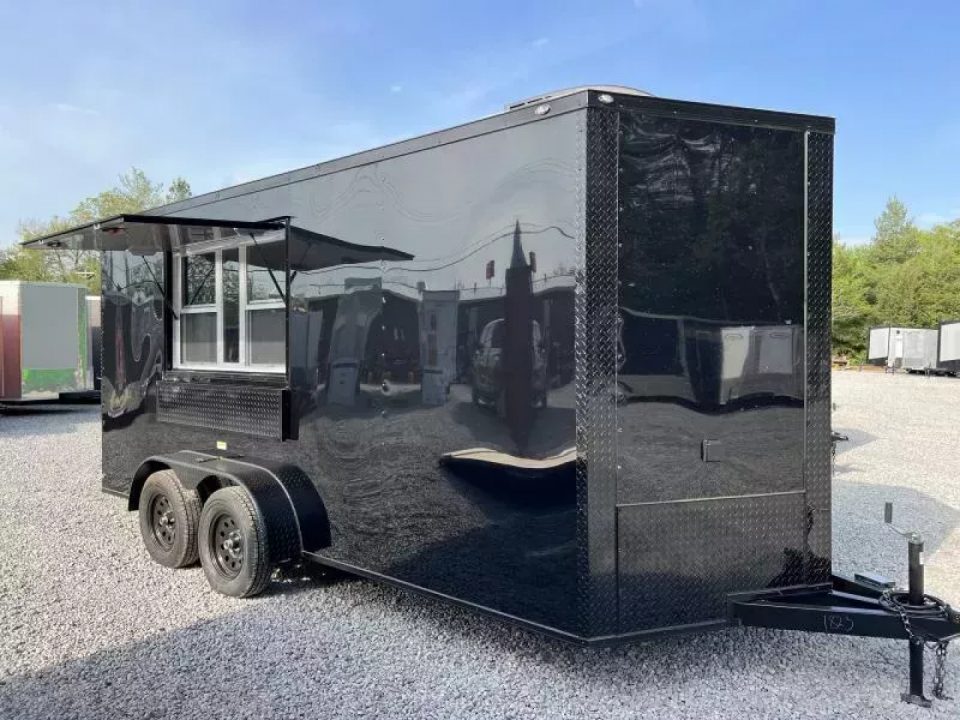 New 2026 Coast 2 Coast 7X16 TA CONCESSION Vending / Concession Trailer