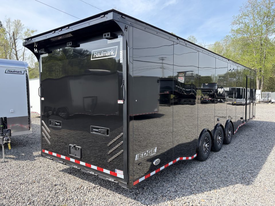 New 2026 Haulmark EDGE 34 Race Trailer, Polycor, Insulated, Sportsman Plus Package, 18K GVWR