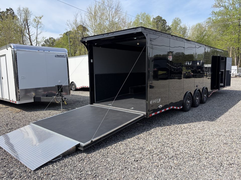 New 2026 Haulmark EDGE 34 Race Trailer, Polycor, Insulated, Sportsman Plus Package, 18K GVWR