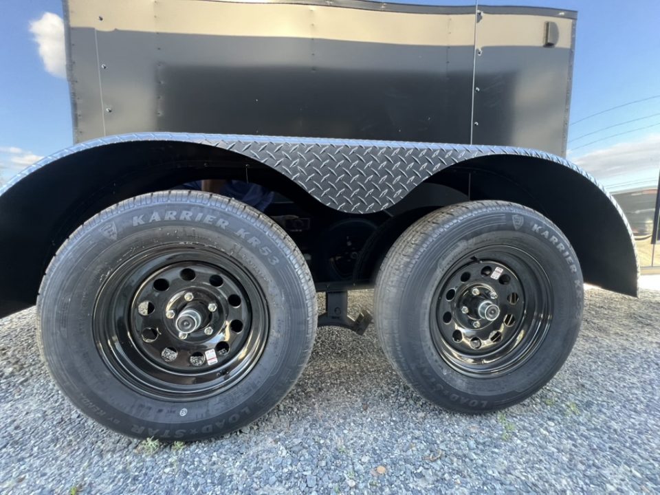 New 2026 Titanium 7x16TA Cargo / Enclosed Trailer Black Polycore Blackout Package Cargo / Enclosed Trailer