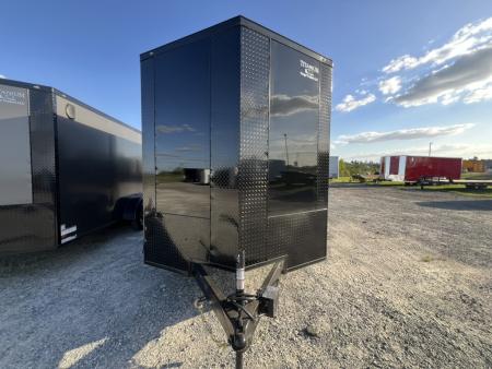 New 2026 Titanium 7x16TA Cargo / Enclosed Trailer Black Polycore Blackout Package Cargo / Enclosed Trailer
