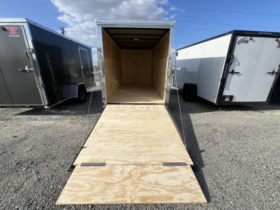 New 2026 Titanium 6x12 SA Cargo / Enclosed Trailer Black Polycore