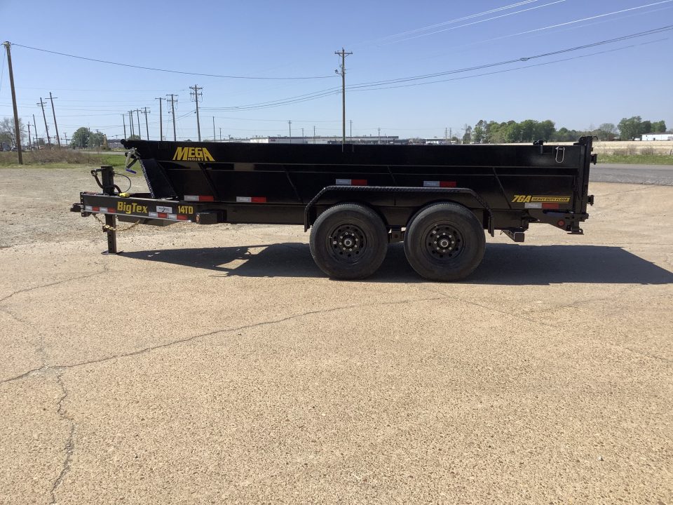 New 2026 Big Tex Trailers 14TD-14 83x14 (15.4K) Telescopic Dump Trailer
