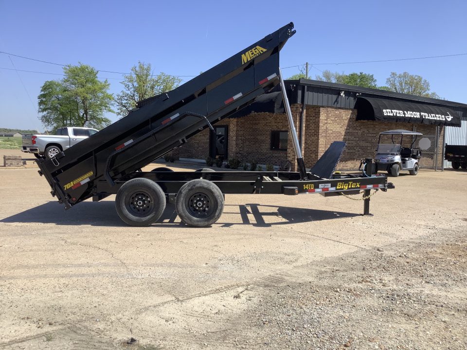 New 2026 Big Tex Trailers 14TD-14 83x14 (15.4K) Telescopic Dump Trailer
