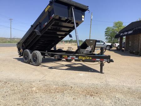 New 2026 Big Tex Trailers 14TD-14 83x14 (15.4K) Telescopic Dump Trailer