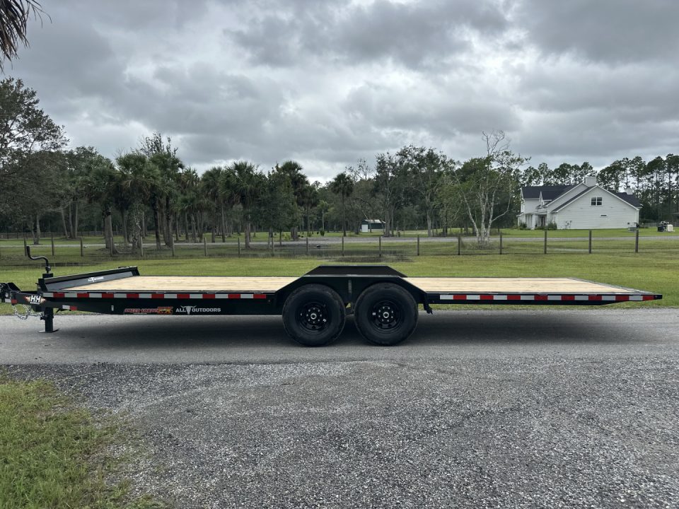 New 2026 H&H Trailers 8.5x24 Full Width 14K Power Tilt Speedloader
