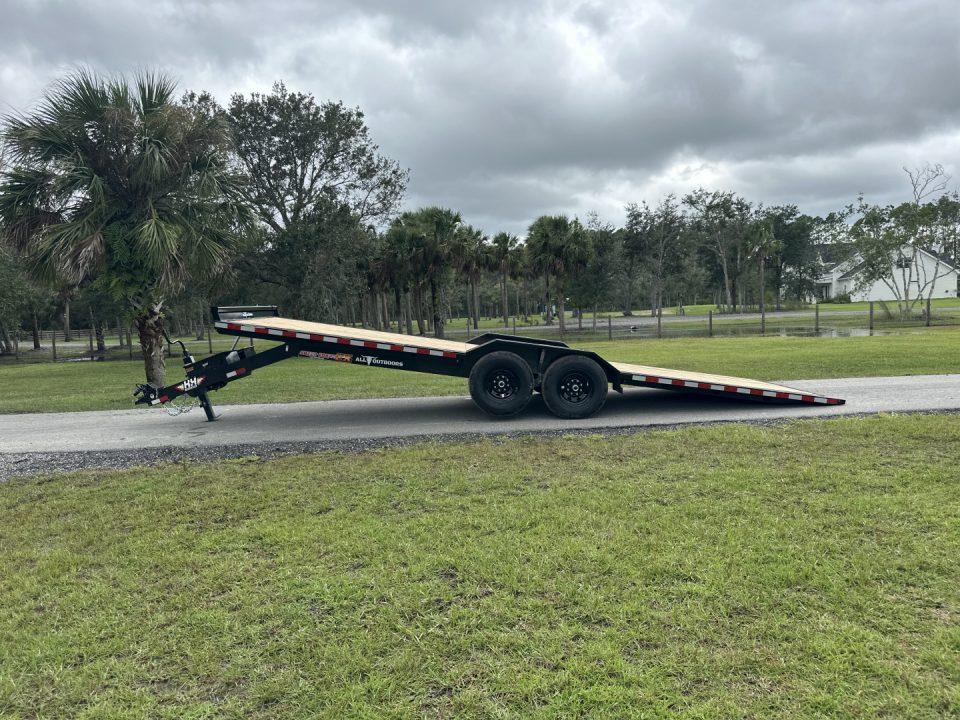 New 2026 H&H Trailers 8.5x24 Full Width 14K Power Tilt Speedloader