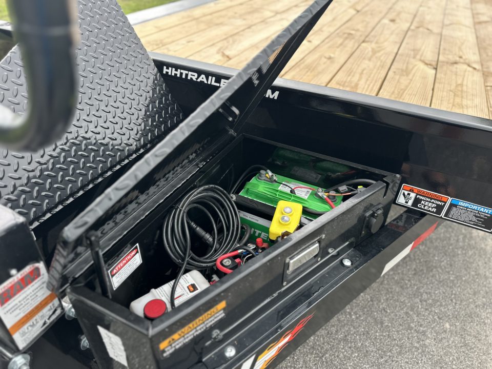 New 2026 H&H Trailers 8.5x24 Full Width 14K Power Tilt Speedloader