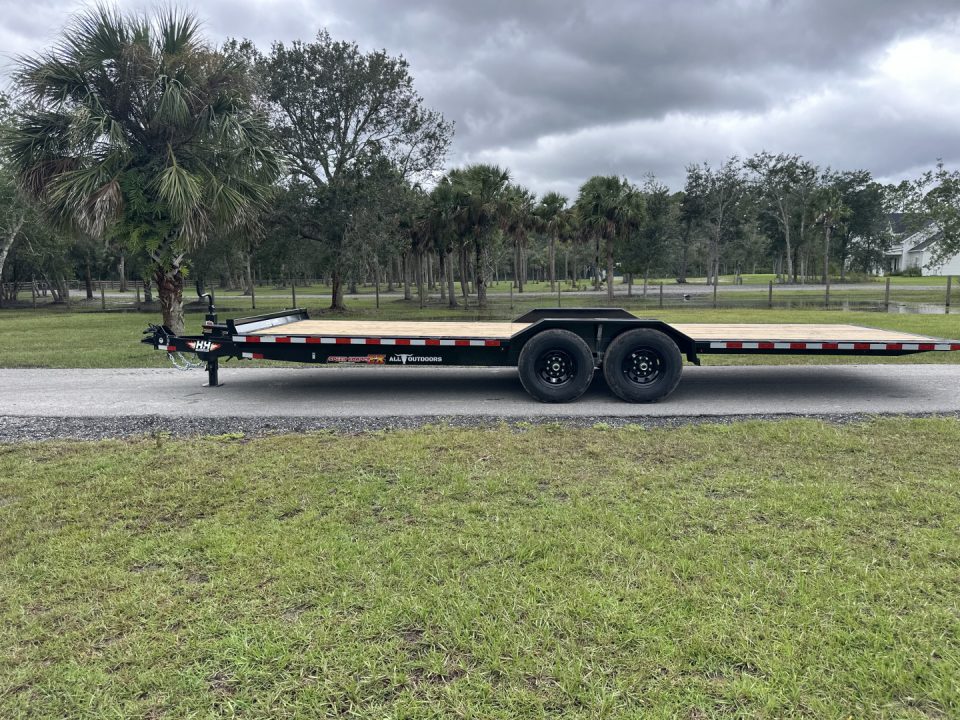 New 2026 H&H Trailers 8.5x24 Full Width 14K Power Tilt Speedloader