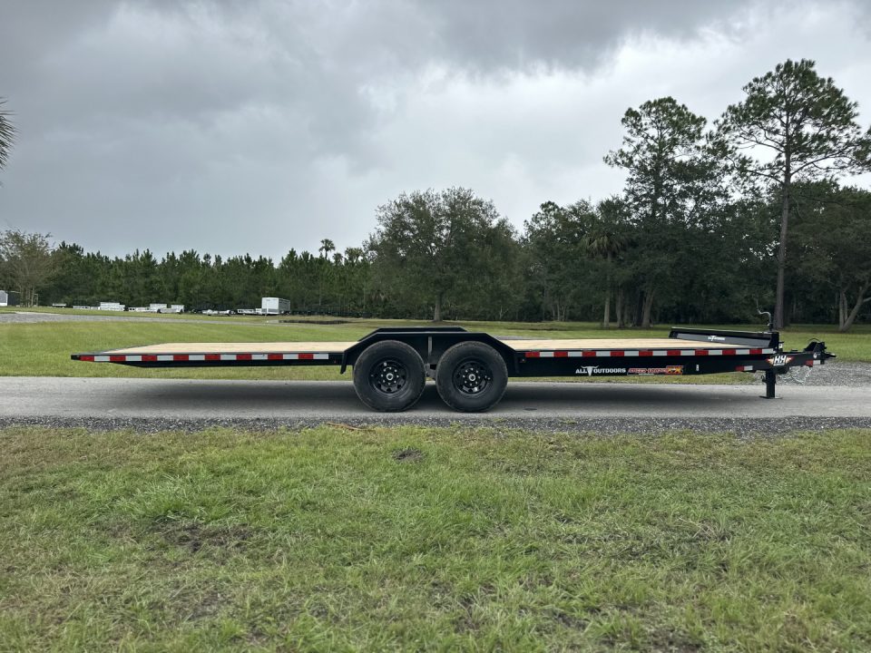New 2026 H&H Trailers 8.5x24 Full Width 14K Power Tilt Speedloader