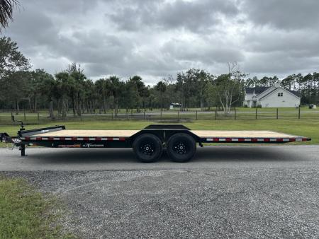 New 2026 H&H Trailers 8.5x24 Full Width 14K Power Tilt Speedloader