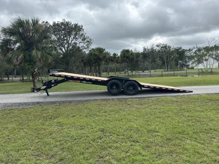 New 2026 H&H Trailers 8.5x24 Full Width 14K Power Tilt Speedloader