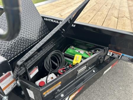 New 2026 H&H Trailers 8.5x24 Full Width 14K Power Tilt Speedloader