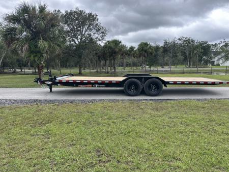 New 2026 H&H Trailers 8.5x24 Full Width 14K Power Tilt Speedloader