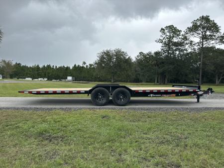 New 2026 H&H Trailers 8.5x24 Full Width 14K Power Tilt Speedloader