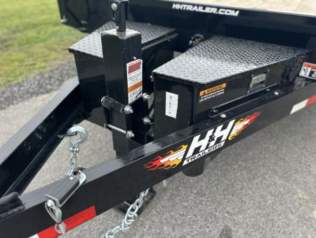 New 2026 H&H Trailers 8.5x24 Full Width 14K Power Tilt Speedloader
