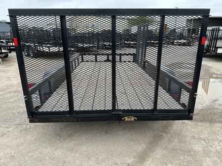 New 2024 Road Boss 83"x14' Bumper Pull w/4' Rear Gate & 4' Side Gate ATV Trailer