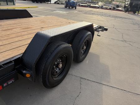 Used #327967 2024 LOAD TRAIL GC 22 X 83 TANDEM AXLE 14K GOOSENECK EQUIPMENT HAULER W/ SLIDE IN RAMPS