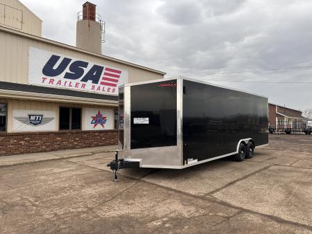 New 2026 Formula Trailers Conquest 8.5x24 Enclosed Car Hauler 10K w/7ft Height and Translucent Roof Cargo / Enclosed Trailer