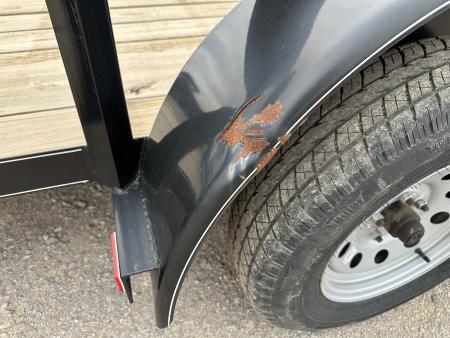 New 2024 Road Boss 83"x14' Bumper Pull w/4' Rear Gate & 4' Side Gate ATV Trailer