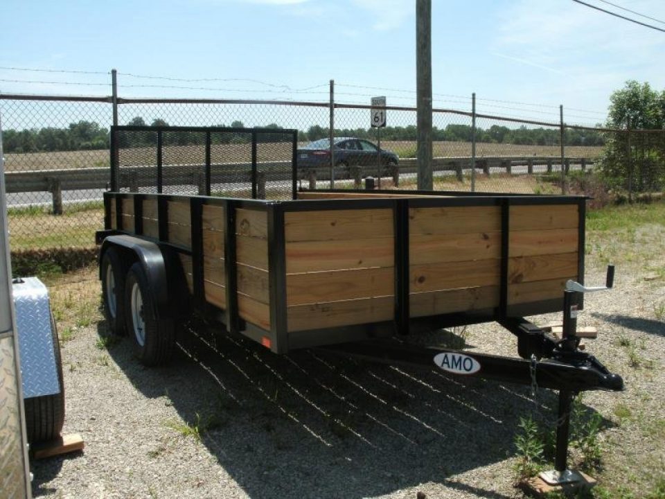New 2026 AMO 6 X 12 UT TANDEM Utility Trailer