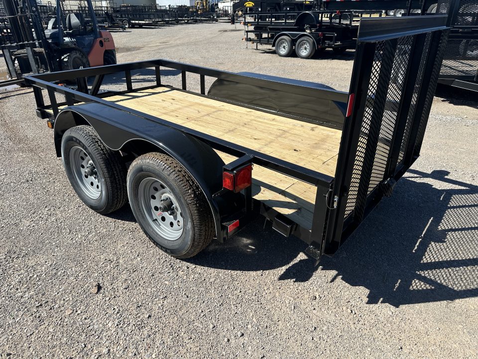 New 2026 Road Boss 5x10' Bumper Pull w/3' Gate & Dove Tail Utility Trailer