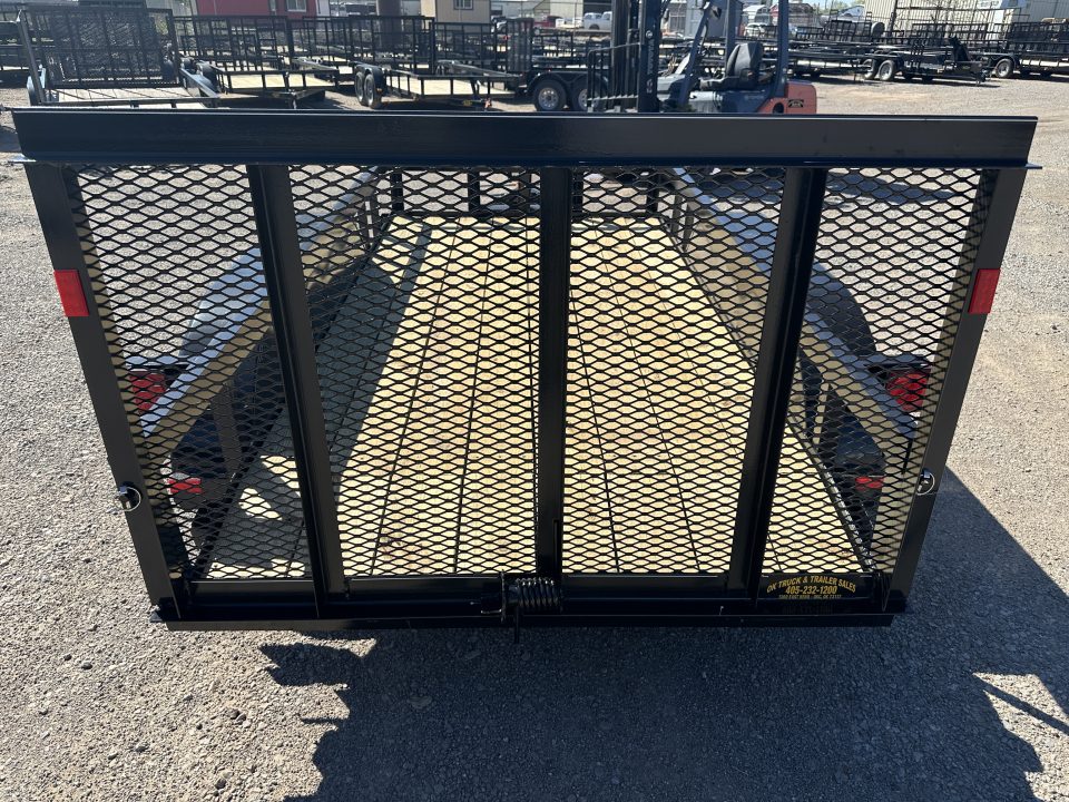 New 2026 Road Boss 5x10' Bumper Pull w/3' Gate & Dove Tail Utility Trailer