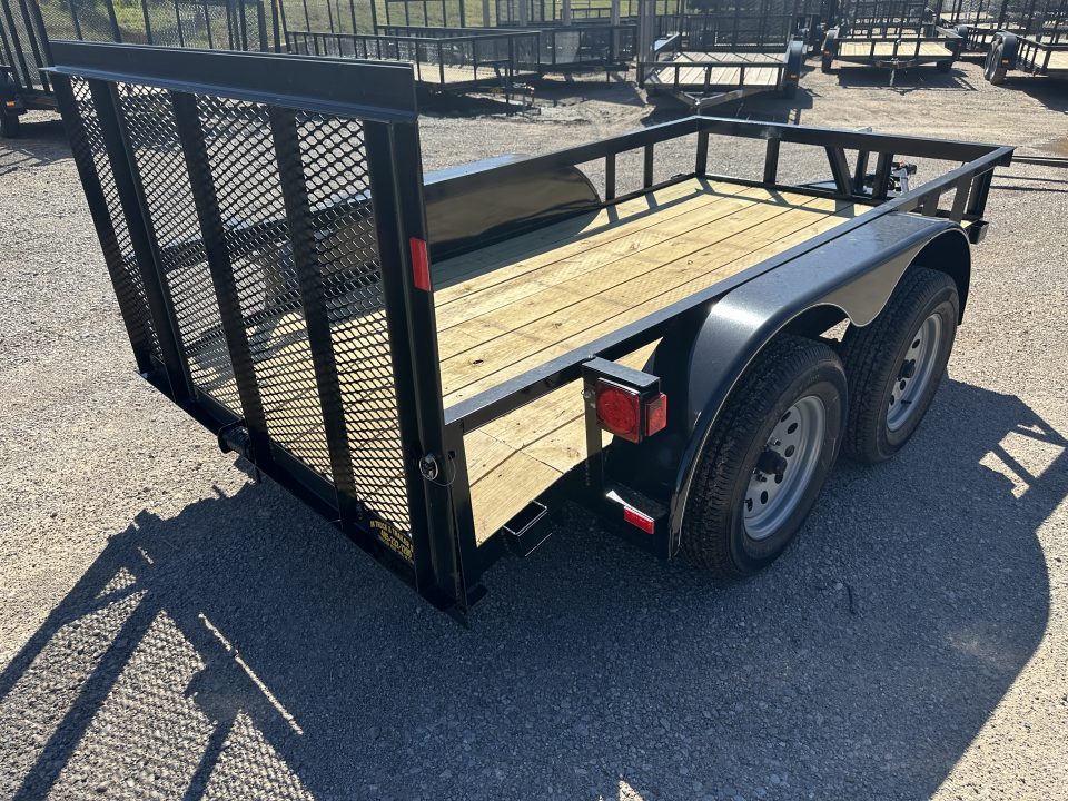 New 2026 Road Boss 5x10' Bumper Pull w/3' Gate & Dove Tail Utility Trailer
