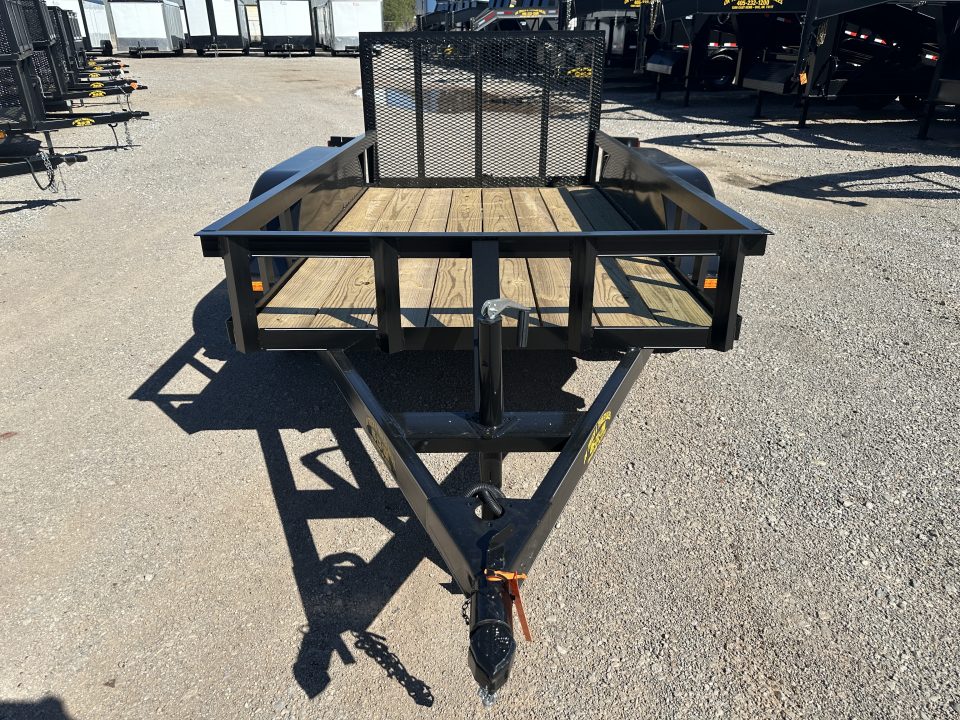 New 2026 Road Boss 5x10' Bumper Pull w/3' Gate & Dove Tail Utility Trailer