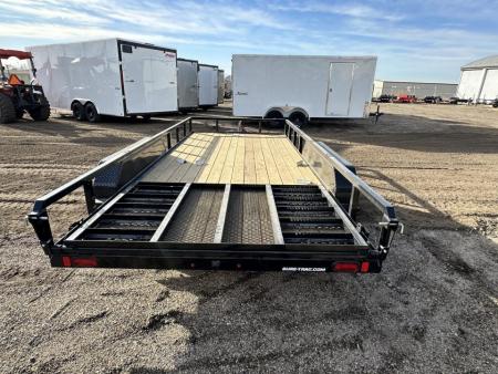 New 2026 Sure-Trac 7X16 7K Tube Top Utility Trailer
