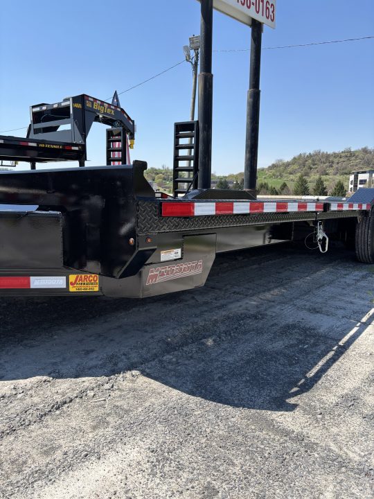 New 2026 Midsota 102 x 24 (18 + 6) Tild Bed Wide Body Equipment Trailer