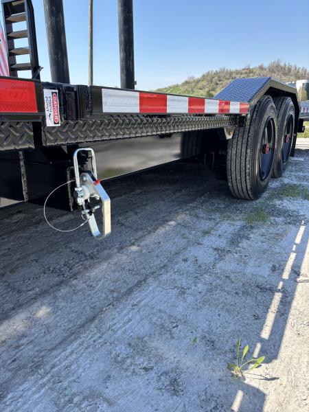 New 2026 Midsota 102 x 24 (18 + 6) Tild Bed Wide Body Equipment Trailer