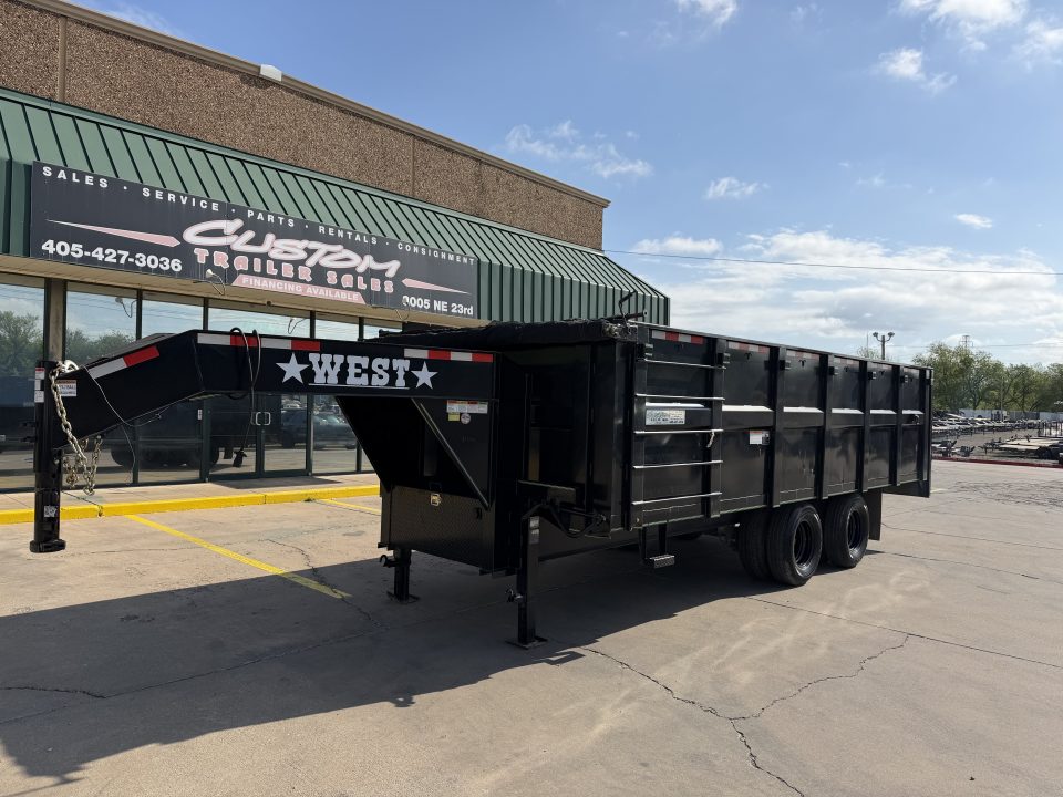 Used #000910 USED 2023 TRAIL MAXX 20 X 102 DUAL TANDEM 20K DECKOVER DUMP TRAILER