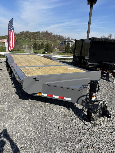 New 2026 Midsota 102 x 24 (18+6) Tilt Bed Wide Body Equipment Trailer