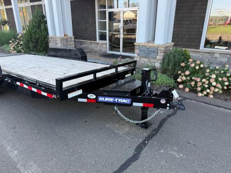 New SURE-TRAC 7' X 18' EQUIPMENT TILT TRAILER 14K