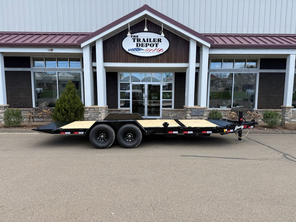 New Liberty 6'11" x 20' Split Deck I-Beam Tilt Trailer 15.4K