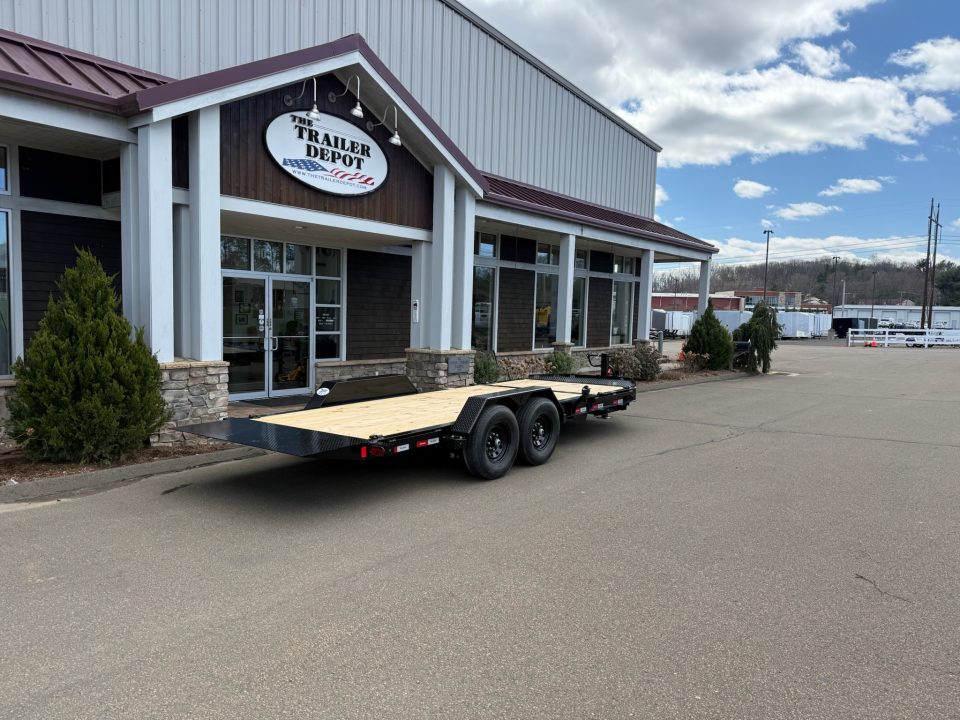 New Liberty 6'11" x 20' Split Deck I-Beam Tilt Trailer 15.4K