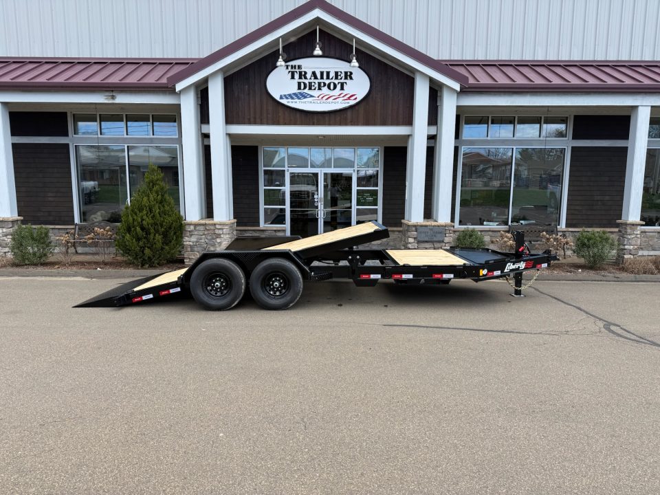 New Liberty 6'11" x 20' Split Deck I-Beam Tilt Trailer 15.4K