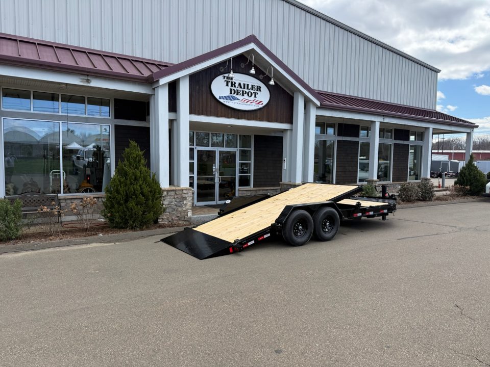 New Liberty 6'11" x 20' Split Deck I-Beam Tilt Trailer 15.4K