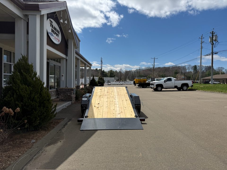 New Liberty 6'11" x 20' Split Deck I-Beam Tilt Trailer 15.4K