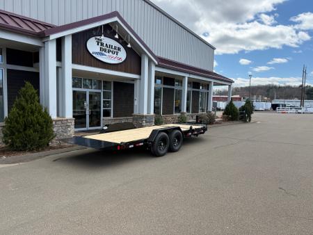 New Liberty 6'11" x 20' Split Deck I-Beam Tilt Trailer 15.4K