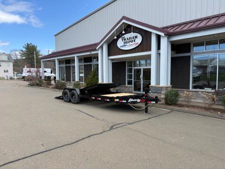 New Liberty 6'11" x 20' Split Deck I-Beam Tilt Trailer 15.4K