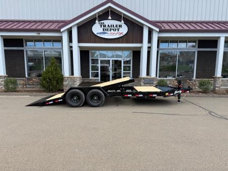 New Liberty 6'11" x 20' Split Deck I-Beam Tilt Trailer 15.4K