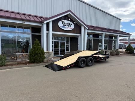 New Liberty 6'11" x 20' Split Deck I-Beam Tilt Trailer 15.4K