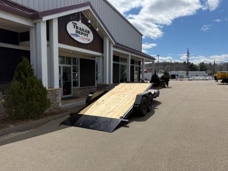 New Liberty 6'11" x 20' Split Deck I-Beam Tilt Trailer 15.4K
