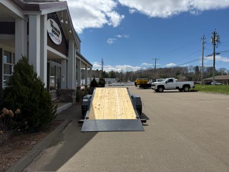 New Liberty 6'11" x 20' Split Deck I-Beam Tilt Trailer 15.4K