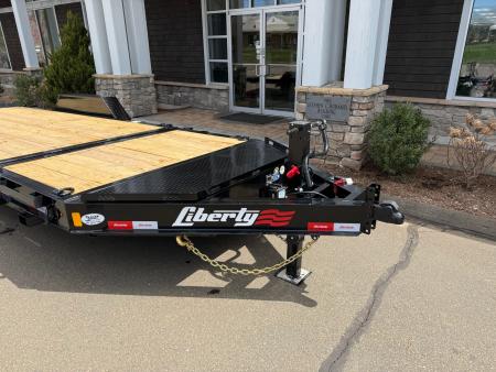 New Liberty 6'11" x 20' Split Deck I-Beam Tilt Trailer 15.4K