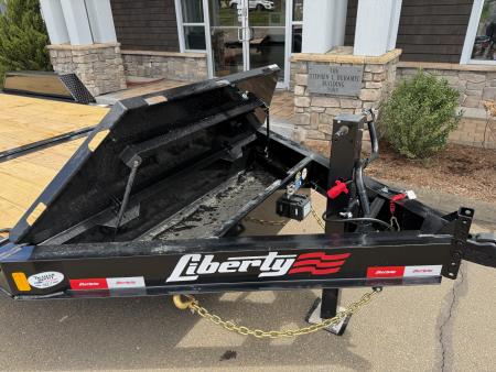 New Liberty 6'11" x 20' Split Deck I-Beam Tilt Trailer 15.4K